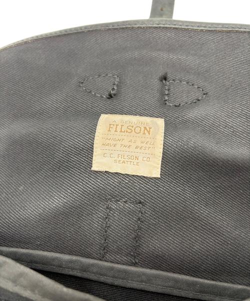FILSON（フィルソン）FILSON (フィルソン) USA製 SMALL FIELD BAG ブラックの古着・服飾アイテム