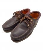 Timberlandティンバーランド）の古着「3EYE CLASSIC LUG レザーデッキシューズ」｜ブラウン