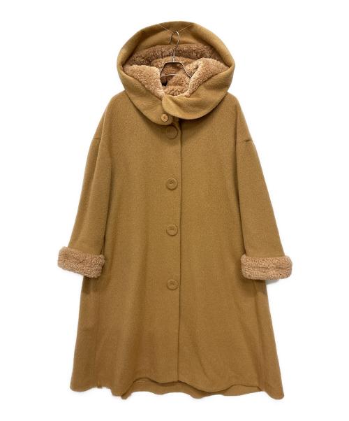 franche lippee（フランシュリッペ）franche lippee (フランシュリッペ) おじょうさまコート ブラウン サイズ:SIZE 3Lの古着・服飾アイテム