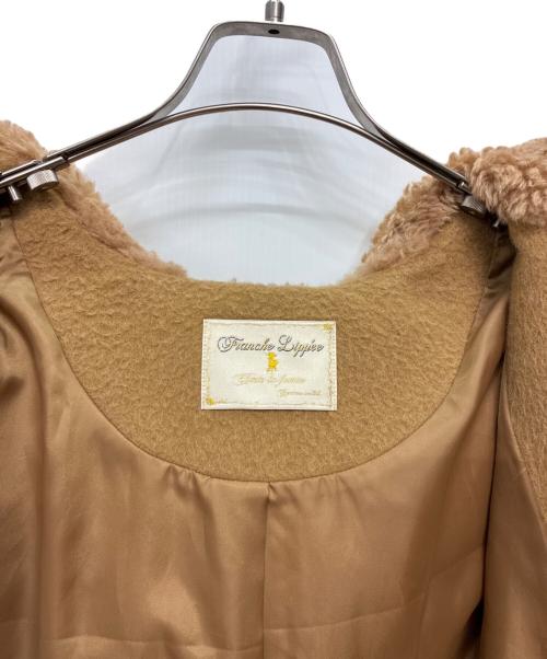 franche lippee（フランシュリッペ）franche lippee (フランシュリッペ) おじょうさまコート ブラウン サイズ:SIZE 3Lの古着・服飾アイテム