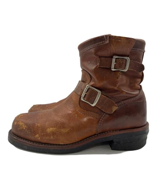 CHIPPEWA（チペワ）CHIPPEWA (チペワ) エンジニアブーツ ブラウン サイズ:8.5 EUR42の古着・服飾アイテム