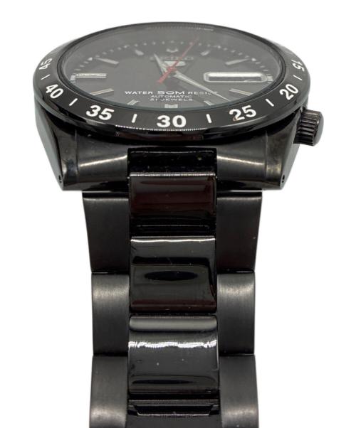 SEIKO（セイコー）SEIKO (セイコー) セイコー5 自動巻き 腕時計 ブラックの古着・服飾アイテム