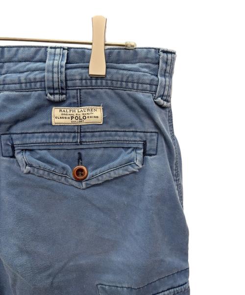 POLO RALPH LAUREN（ポロ・ラルフローレン）POLO RALPH LAUREN (ポロ・ラルフローレン) ハーフパンツ ブルー サイズ:W35の古着・服飾アイテム