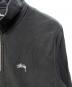 中古・古着 stussy (ステューシー) ハーフジップスウェット ブラック サイズ:L：9000円