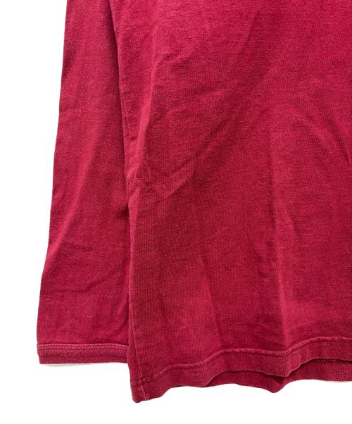 stussy（ステューシー）stussy (ステューシー) 00s スニーカープリント 長袖カットソー レッド サイズ:SIZE Lの古着・服飾アイテム