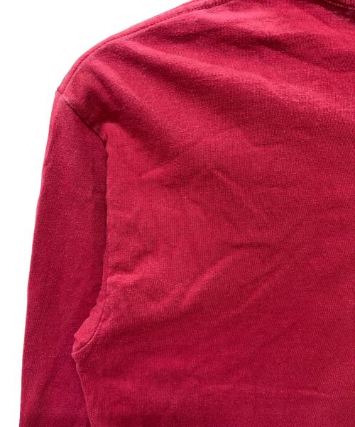 stussy（ステューシー）stussy (ステューシー) 00s スニーカープリント 長袖カットソー レッド サイズ:SIZE Lの古着・服飾アイテム