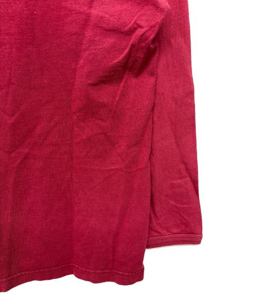 stussy（ステューシー）stussy (ステューシー) 00s スニーカープリント 長袖カットソー レッド サイズ:SIZE Lの古着・服飾アイテム