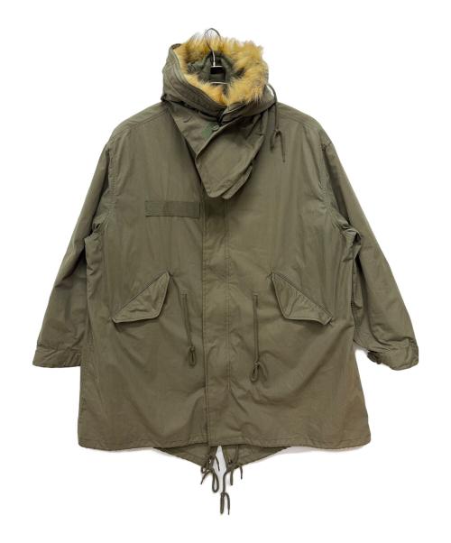 HOUSTON（ヒューストン）HOUSTON (ヒューストン) M-65 フィッシュテール パーカー グリーン サイズ:Lの古着・服飾アイテム