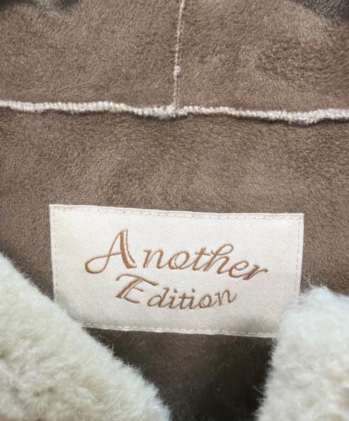 Another Edition（アナザーエディション）Another Edition (アナザーエディション) フェイクムートンコート ベージュ サイズ:Mの古着・服飾アイテム