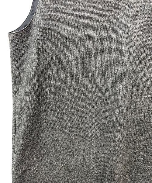 J.PRESS（ジェイプレス）J.PRESS (ジェイプレス) BALLI ヘリンボーンツイード ジャンパースカート グレー サイズ:SIZE T15の古着・服飾アイテム
