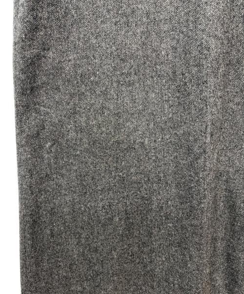 J.PRESS（ジェイプレス）J.PRESS (ジェイプレス) BALLI ヘリンボーンツイード ジャンパースカート グレー サイズ:SIZE T15の古着・服飾アイテム