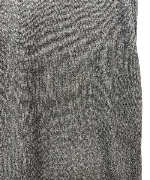J.PRESS（ジェイプレス）J.PRESS (ジェイプレス) BALLI ヘリンボーンツイード ジャンパースカート グレー サイズ:SIZE T15の古着・服飾アイテム