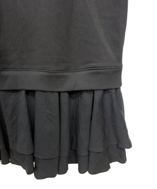 BEARDSLEY（ビアズリー）BEARDSLEY (ビアズリー) 裾フリル裏毛ワンピース ブラック サイズ:F 未使用品の古着・服飾アイテム
