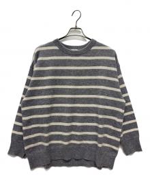 23区（ニジュウサンク）の古着「カシミヤニット」｜グレー×ホワイト
