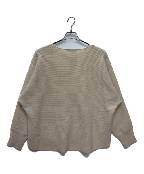 23区（ニジュウサンク）23区 (ニジュウサンク) ラメニット ベージュ サイズ:46 未使用品の古着・服飾アイテム