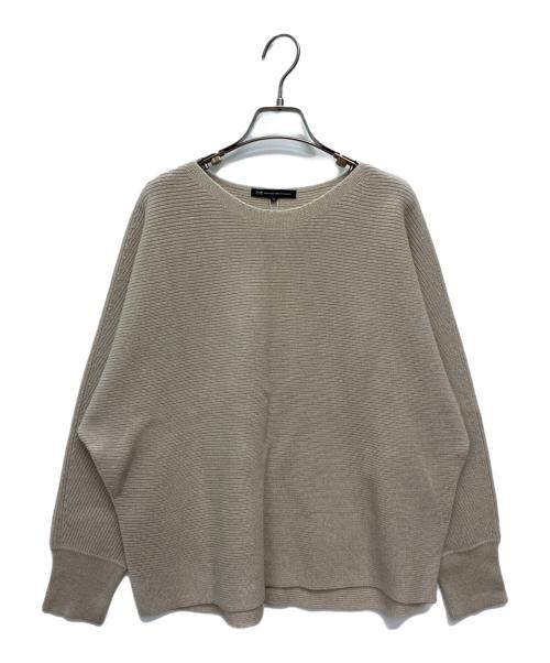 23区（ニジュウサンク）23区 (ニジュウサンク) ラメニット ベージュ サイズ:SIZE 46の古着・服飾アイテム