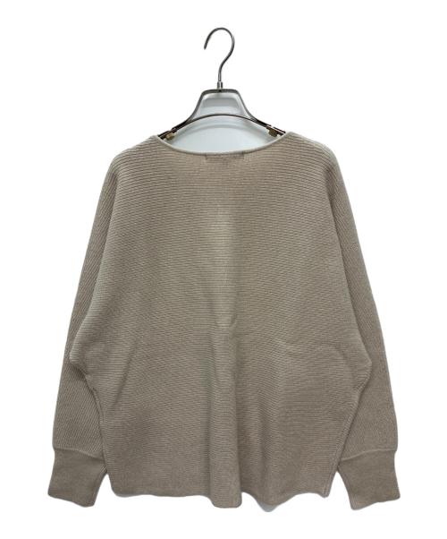 23区（ニジュウサンク）23区 (ニジュウサンク) ラメニット ベージュ サイズ:SIZE 46の古着・服飾アイテム