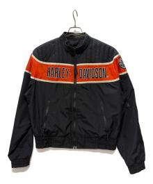 HARLEY-DAVIDSON（ハーレーダビッドソン）の古着「USA製 ナイロンジャケット」｜ブラック
