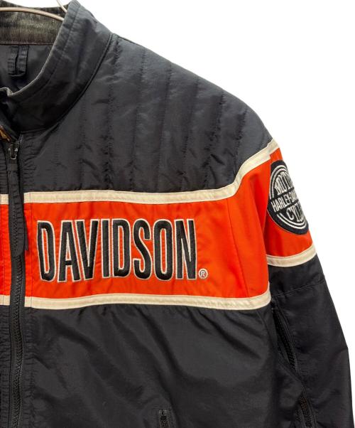 HARLEY-DAVIDSON（ハーレーダビッドソン）HARLEY-DAVIDSON (ハーレーダビッドソン) USA製 ナイロンジャケット ブラック サイズ:SIZE Mの古着・服飾アイテム