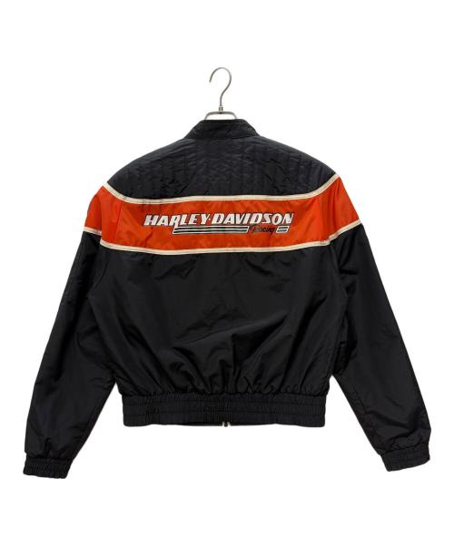 HARLEY-DAVIDSON（ハーレーダビッドソン）HARLEY-DAVIDSON (ハーレーダビッドソン) USA製 ナイロンジャケット ブラック サイズ:SIZE Mの古着・服飾アイテム