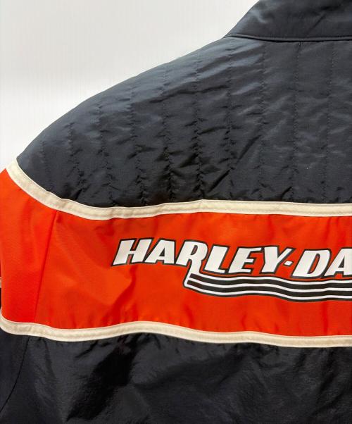 HARLEY-DAVIDSON（ハーレーダビッドソン）HARLEY-DAVIDSON (ハーレーダビッドソン) USA製 ナイロンジャケット ブラック サイズ:SIZE Mの古着・服飾アイテム