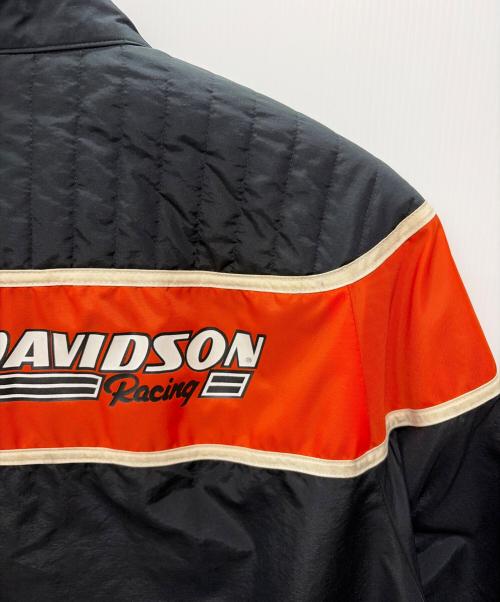 HARLEY-DAVIDSON（ハーレーダビッドソン）HARLEY-DAVIDSON (ハーレーダビッドソン) USA製 ナイロンジャケット ブラック サイズ:SIZE Mの古着・服飾アイテム