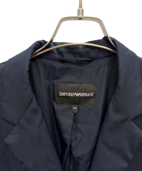 EMPORIO ARMANI（エンポリオ アルマーニ）EMPORIO ARMANI (エンポリオ アルマーニ) ロングコート ネイビー サイズ:Lの古着・服飾アイテム