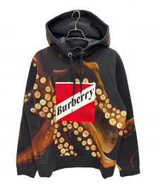 BURBERRY（バーバリー）の古着「プルオーバーパーカー」｜ブラック
