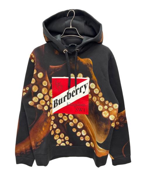 BURBERRY（バーバリー）BURBERRY (バーバリー) プルオーバーパーカー ブラック サイズ:Mの古着・服飾アイテム