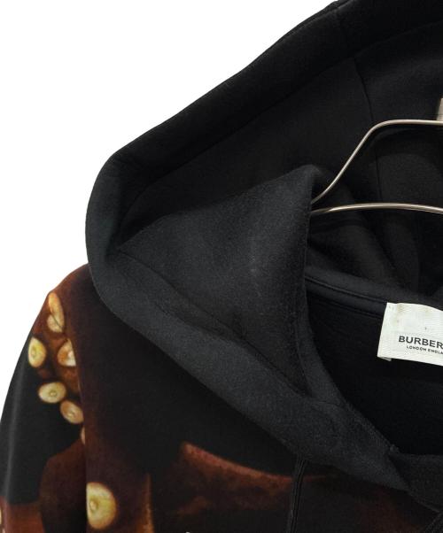 BURBERRY（バーバリー）BURBERRY (バーバリー) プルオーバーパーカー ブラック サイズ:Mの古着・服飾アイテム