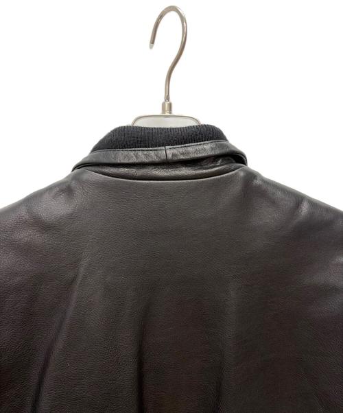 SHIRLEY（SHIRLEY）SHIRLEY (SHIRLEY) レザーハーフコート ブラック サイズ:Lの古着・服飾アイテム