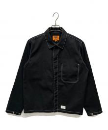 UNION×Dickies（ユニオン×ディッキーズ）の古着「DICKIES OVERSIZED WORK SHIRT」｜ブラック