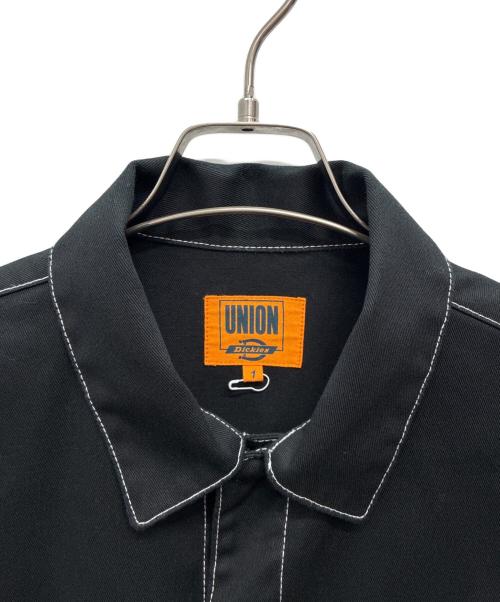UNION（ユニオン）UNION (ユニオン) Dickies (ディッキーズ) DICKIES OVERSIZED WORK SHIRT ブラック サイズ:SIZE 1の古着・服飾アイテム