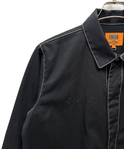 UNION（ユニオン）UNION (ユニオン) Dickies (ディッキーズ) DICKIES OVERSIZED WORK SHIRT ブラック サイズ:SIZE 1の古着・服飾アイテム