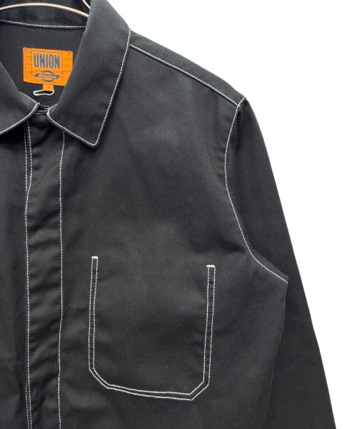 UNION（ユニオン）UNION (ユニオン) Dickies (ディッキーズ) DICKIES OVERSIZED WORK SHIRT ブラック サイズ:SIZE 1の古着・服飾アイテム