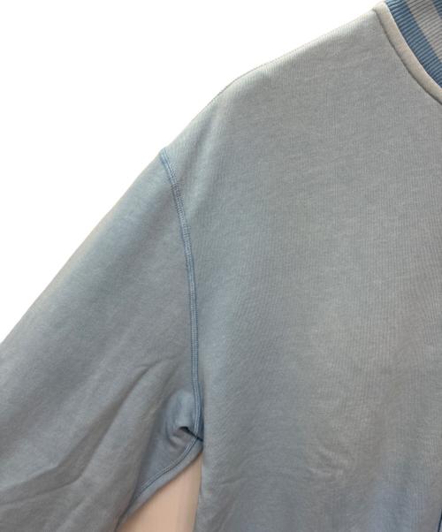 PAPAS（パパス）PAPAS (パパス) スウェットスタジャン ブルー サイズ:SIZE Lの古着・服飾アイテム