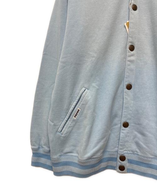 PAPAS（パパス）PAPAS (パパス) スウェットスタジャン ブルー サイズ:SIZE Lの古着・服飾アイテム