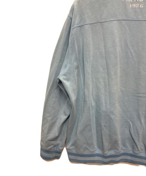 PAPAS（パパス）PAPAS (パパス) スウェットスタジャン ブルー サイズ:SIZE Lの古着・服飾アイテム
