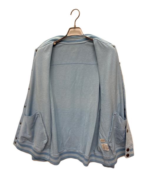 PAPAS（パパス）PAPAS (パパス) スウェットスタジャン ブルー サイズ:SIZE Lの古着・服飾アイテム