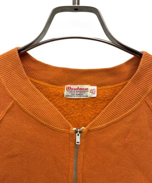 WAREHOUSE（ウエアハウス）WAREHOUSE (ウエアハウス) ジップスウェット オレンジ サイズ:SIZE 40の古着・服飾アイテム