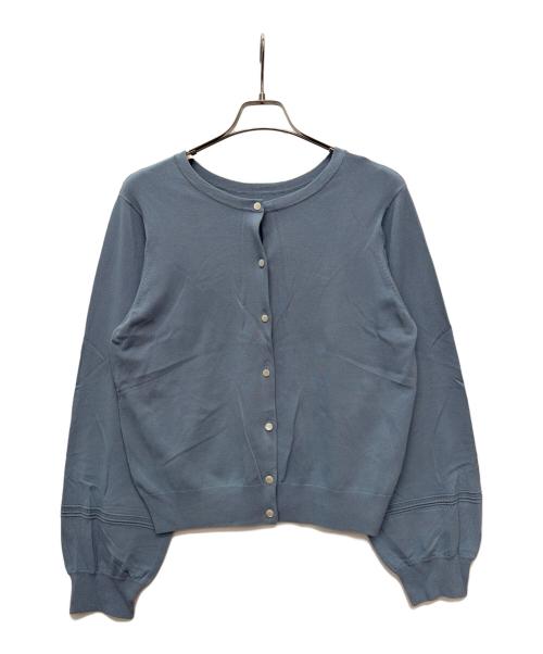 KUMIKYOKU（クミキョク）KUMIKYOKU (クミキョク) 薄手カーディガン ブルー サイズ:7の古着・服飾アイテム