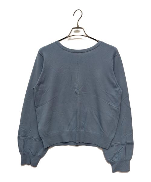 KUMIKYOKU（クミキョク）KUMIKYOKU (クミキョク) 薄手カーディガン ブルー サイズ:7の古着・服飾アイテム