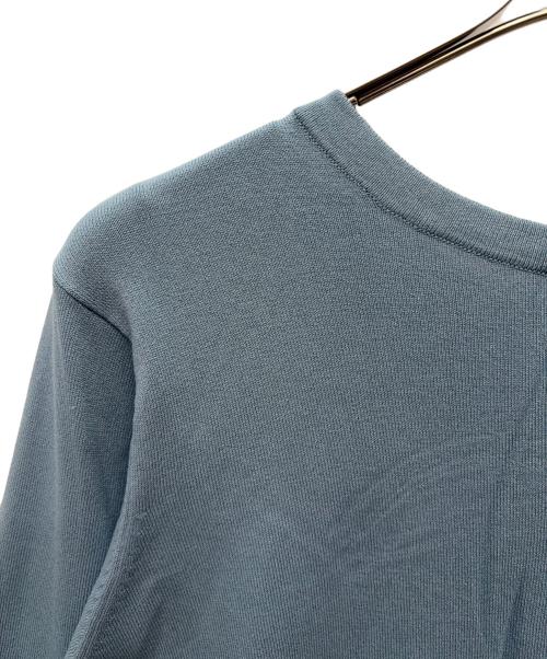 KUMIKYOKU（クミキョク）KUMIKYOKU (クミキョク) 薄手カーディガン ブルー サイズ:7の古着・服飾アイテム