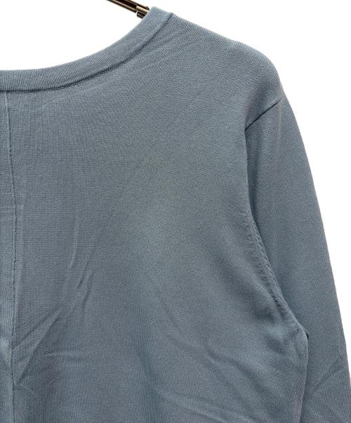 KUMIKYOKU（クミキョク）KUMIKYOKU (クミキョク) 薄手カーディガン ブルー サイズ:7の古着・服飾アイテム