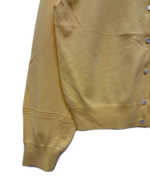 KUMIKYOKU（クミキョク）KUMIKYOKU (クミキョク) 薄手カーディガン イエロー サイズ:6 未使用品の古着・服飾アイテム