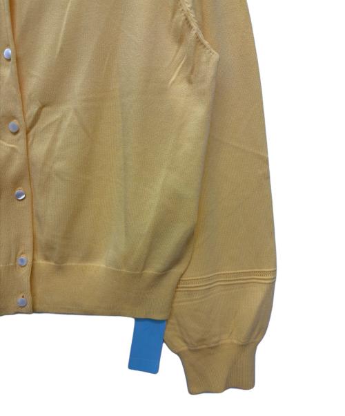KUMIKYOKU（クミキョク）KUMIKYOKU (クミキョク) 薄手カーディガン イエロー サイズ:6 未使用品の古着・服飾アイテム