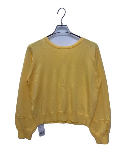 KUMIKYOKU（クミキョク）KUMIKYOKU (クミキョク) 薄手カーディガン イエロー サイズ:6 未使用品の古着・服飾アイテム