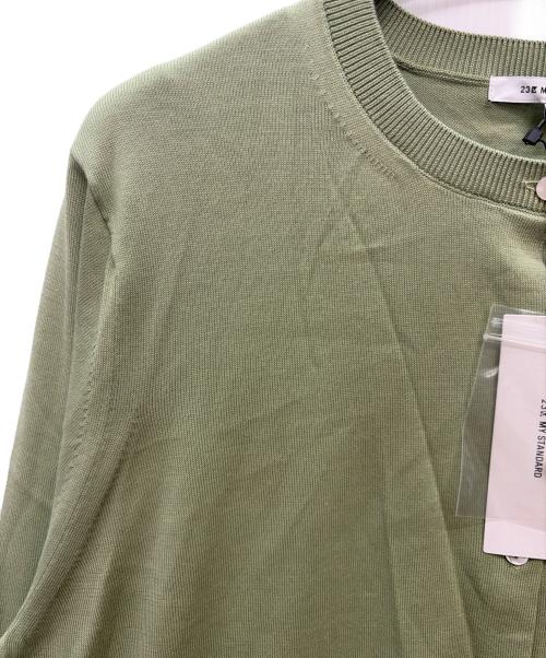 23区（ニジュウサンク）23区 (ニジュウサンク) 薄手カーディガン グリーン サイズ:SIZE 44 未使用品の古着・服飾アイテム