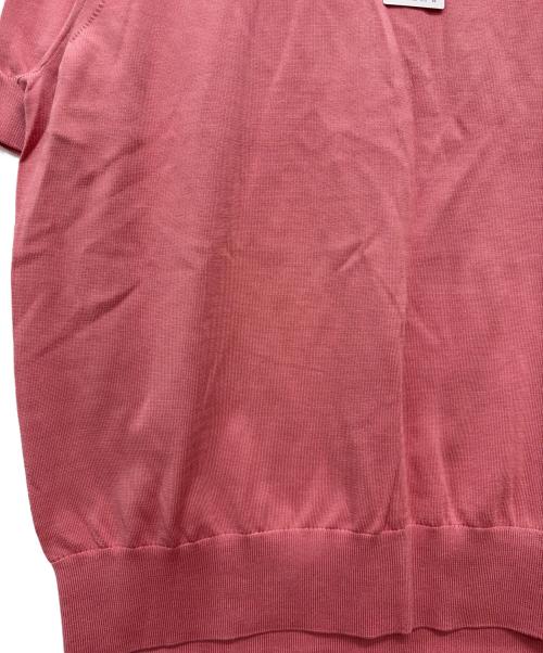 23区（ニジュウサンク）23区 (ニジュウサンク) 半袖ニット ピンク サイズ:48 未使用品の古着・服飾アイテム