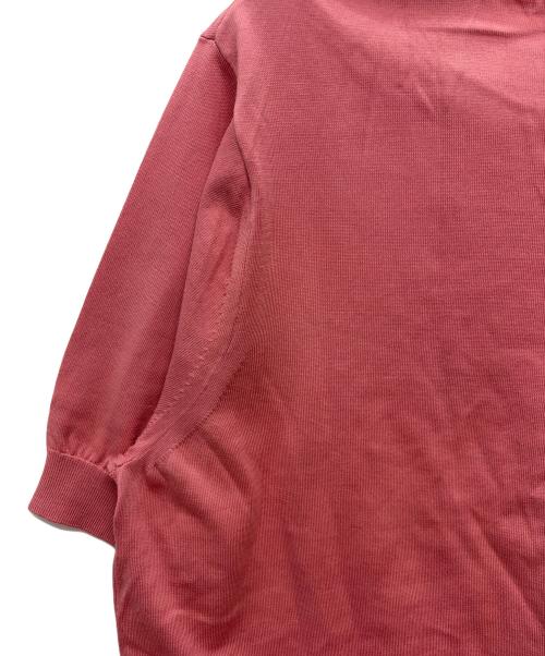 23区（ニジュウサンク）23区 (ニジュウサンク) 半袖ニット ピンク サイズ:48 未使用品の古着・服飾アイテム